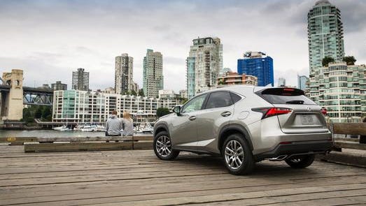 The Lexus NX is in the midsize luxury category.