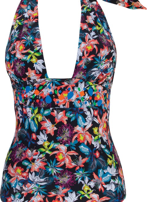 Heidi Klum Intimates Kiss By The Sea One Piece, available in sizes XS-L, $190.