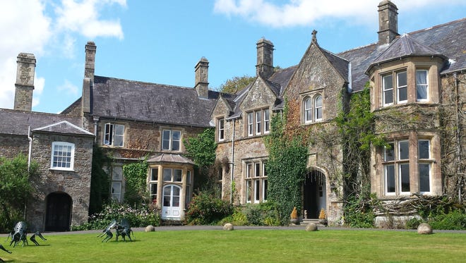Northcote Manor, Burrington, Devon: The Northcote estate once belonged to Henry VIII. In Jean-Pierre Mifsud’s 18th-century stone manor, murals in the drawing room and dining room explore its history from monastic days. The hotel is an oasis of calm amid orchards and mature woodlands.
