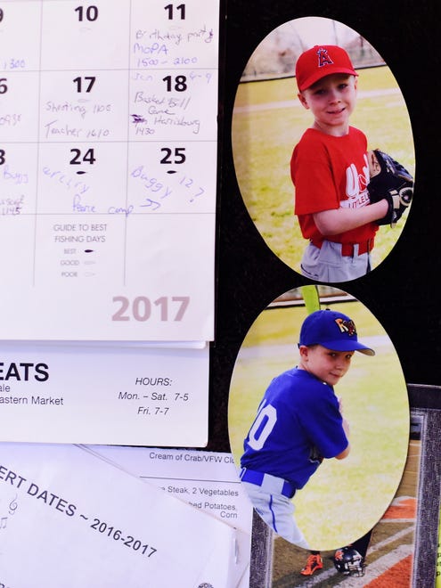 Photos of Ayden Zeigler-Kohler when he was healthy show a dramatic change in the now 10-year-old boy. Part of his treatment included steroids, which caused significant weight gain.