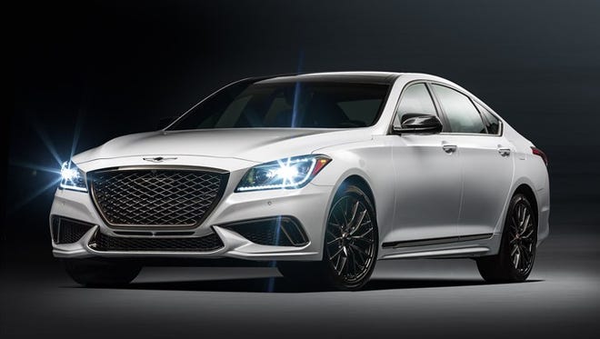 The 2018 Genesis G80 Sport is in the Large  luxury  car category.