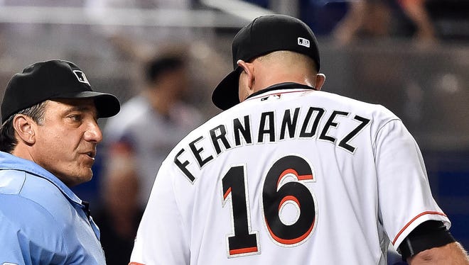Jose Fernandez's No. 16 jersey will never be worn again for the Miami Marlins.