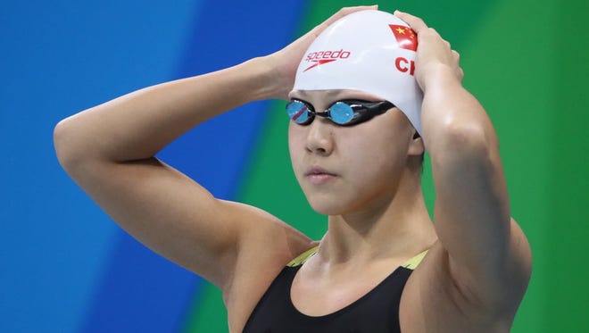 A report Thursday said Xinyi Chen of China tested positive for a banned substance before she went to Rio de Janeiro for the Olympics.