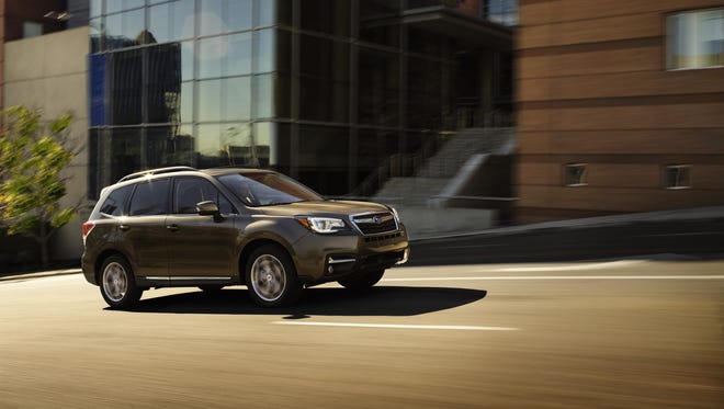 A Subaru Forester which is in the Small SUV category.
