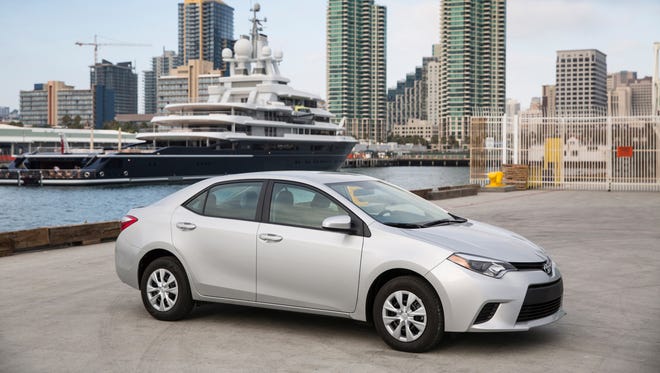 The Toyota Corolla is is in the small car catagory.
