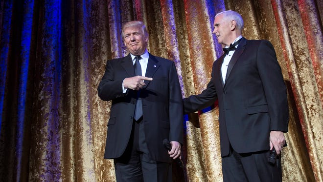 Donald Trump and Mike Pence will appear at the official Inaugural balls.