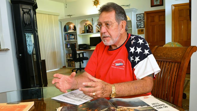 Bill Solt, 72, a Titusville resident, was on the USS Forrestal 50 years ago when an accidental rocket firing and related fires and explosions claimed the lives of 134 sailors.