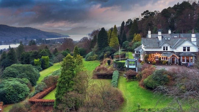 Lindeth Fell, Bowness-on-Windermere, Cumbria: The Kennedy family’s Edwardian country house stands overlooking Windermere, England’s biggest lake, in grounds designed by gardener Thomas Mawson, which melt into the landscape. It is run as a luxury B&B, the 14 traditionally styled rooms supplied with classy toiletries, Egyptian cotton sheets – and a decanter of sherry on arrival.