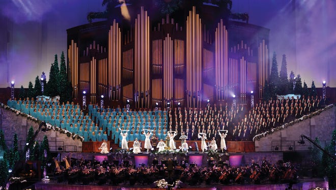 The Mormon Tabernacle Choir ushers in the holidays.