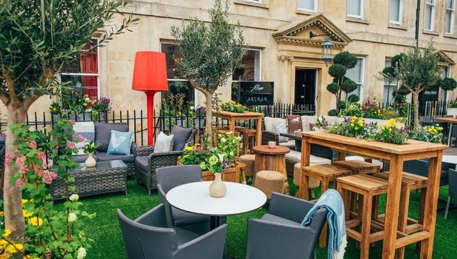Abbey Hotel, Bath, Somerset: Right at the center of this jewel of a city, famed for its Roman baths and sublime Georgian architecture, this 60-room hotel wins praise for its friendly, efficient staff. Spotless bedrooms, reached by various stairways, differ in size, as you’d expect from a conversion of three townhouses. Public areas are bright, hung with artwork. There’s gourmet cooking in Alium Restaurant, a lively buzz in Art Bar and an exceptional breakfast and afternoon tea. B&B from $240. À la carte $58. 44(0)1225 461603, abbeyhotelbath.co.uk