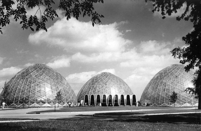 Mitchell Park Domes Horticulture Conservatory in 1965.